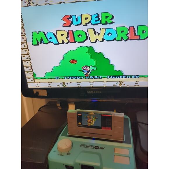 Super Mario World (Super Nintendo SNES, 1991) Cartridge Only - Tested - Picture 4 of 6